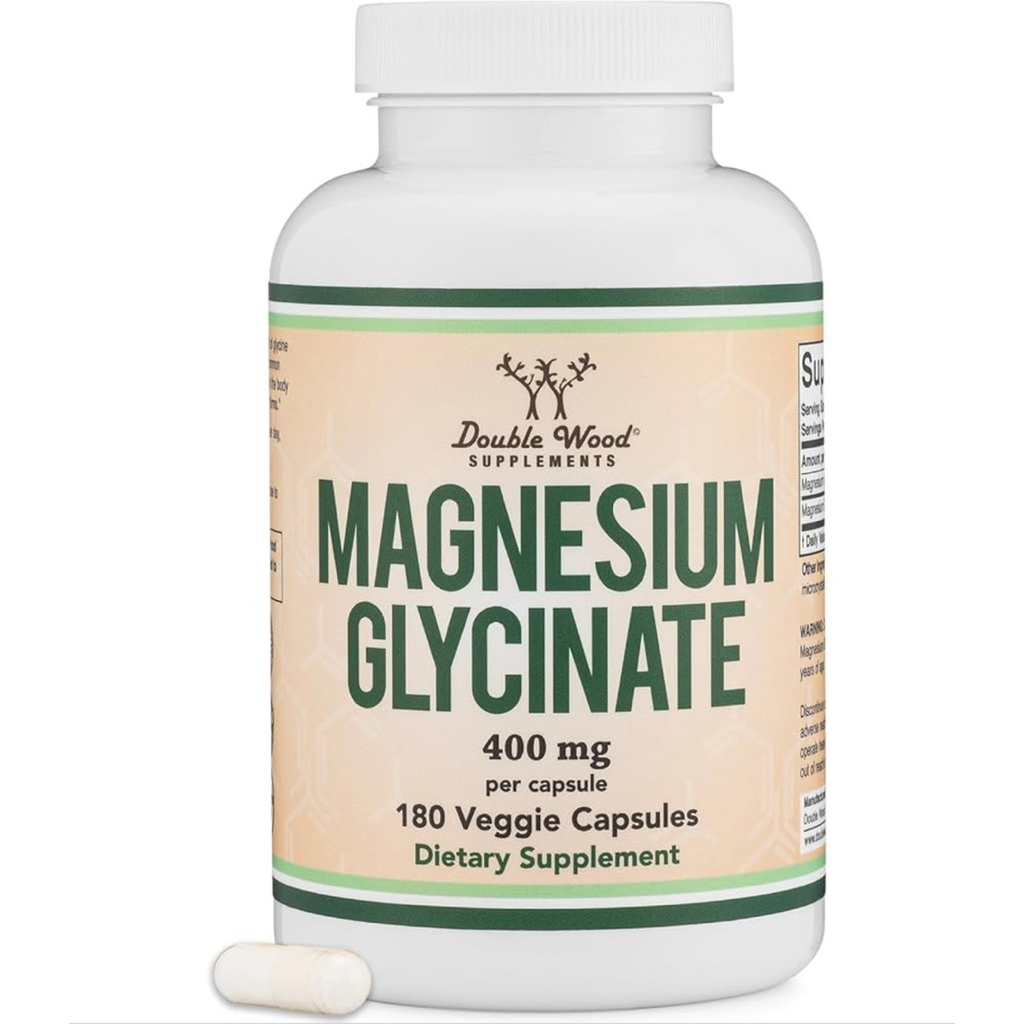 Double Wood Magnesium Glycinate 400mg 180capsules