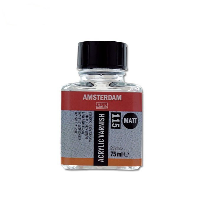 น้ำยาเคลือบสีอะคริลิค Amsterdam 75ml - 115 Matt (ด้าน)