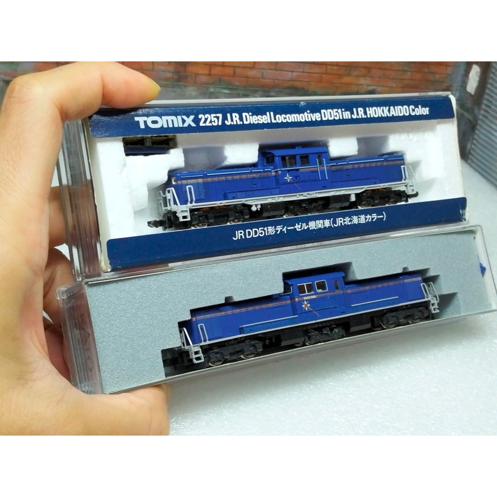 โมเดลรถไฟไทย โมเดลรถไฟDD51 โมเดลรถไฟ N Scale Tomix KATO DD51 * มือสอง *