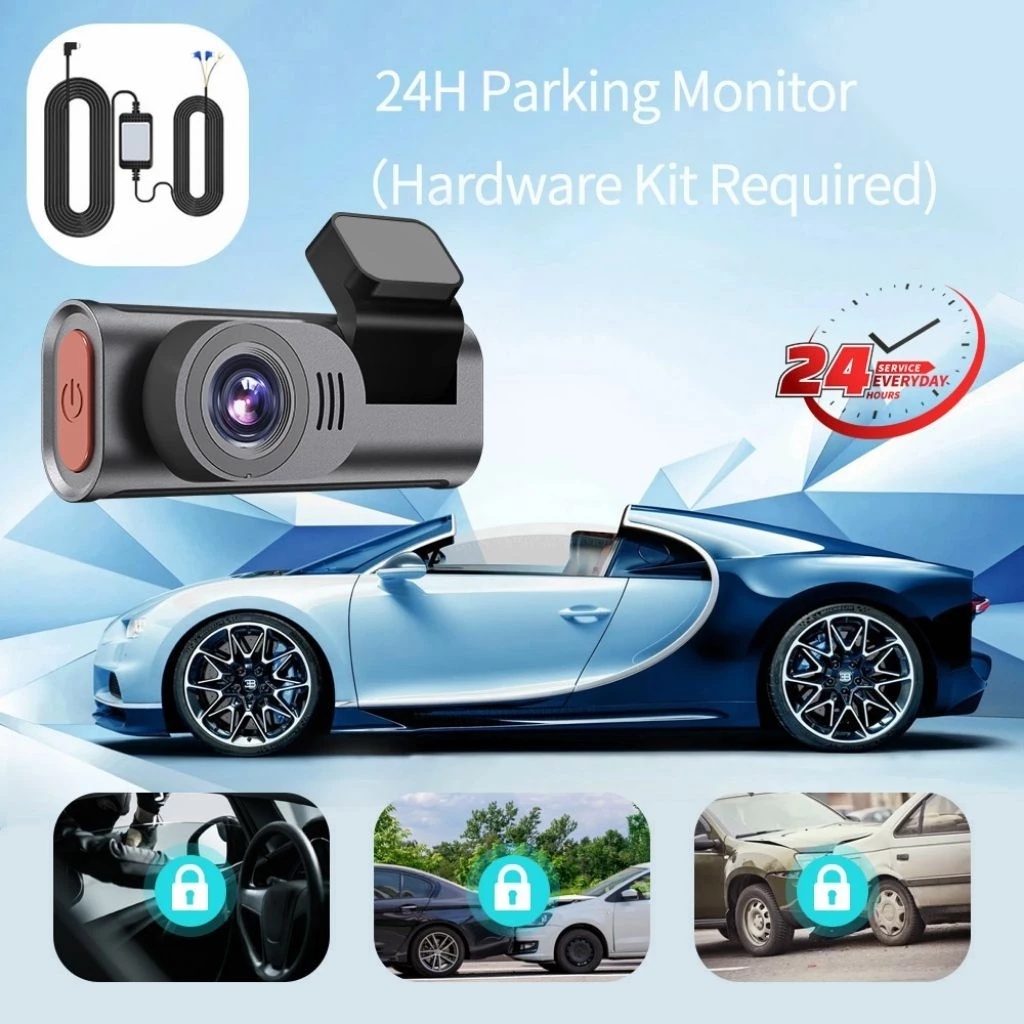 D28 4K dash cam กล้องติดรถยนต์  กล้องหน้า4K กล้องหลัง2K มุมกว้าง 170°การเชื่อมต่อ APP WiFi  โหมดกลางคืน Car camear thumbnail 3
