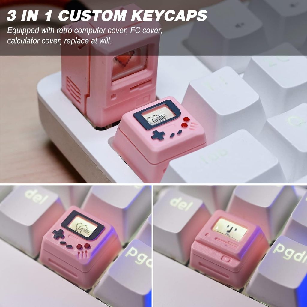 [K-04] Custom Keycap ปุ่มคีย์บอร์ดเรโทรไฟ RGB โปร่งแสง ใช้ได้กับ Mechanical Keyboard สวิตช์ MX รูปที่ 6