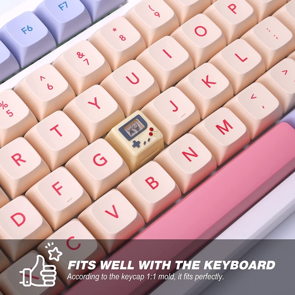 [K-04] Custom Keycap ปุ่มคีย์บอร์ดเรโทรไฟ RGB โปร่งแสง ใช้ได้กับ Mechanical Keyboard สวิตช์ MX รูปที่ 5