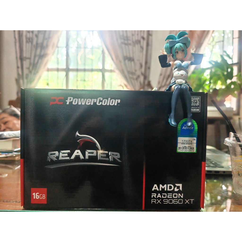 VGA POWER COLOR RADEON RX 9060XT REAPER FIGHTER - 16GB GDDR6