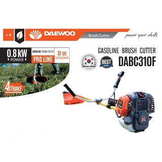 DAEWOO เครื่องตัดหญ้า 4 จังหวะ 31cc. รุ่น DABC310F ไม่ต้องผสมออโต้ลูป แดวู เกาหลี ตัดหญ้า4t เครื่องตัดหญ้า4t ลานเบา