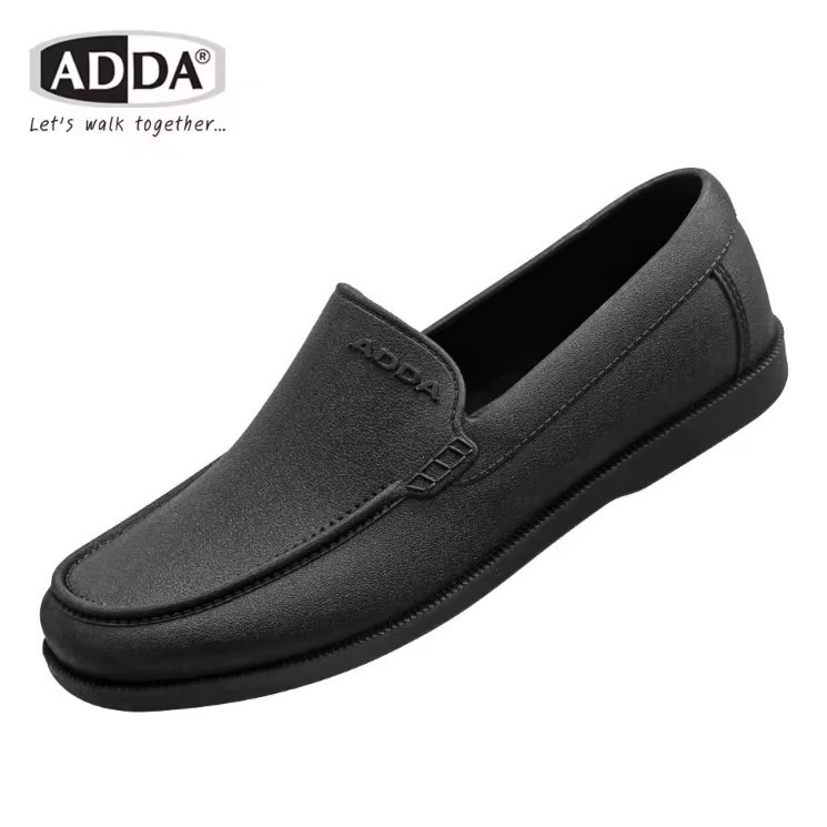ADDA แท้💯 รองเท้าคัชชู รุ่น 19301 ทนทาน ใส่สบาย แบบยางหุ้มส้น PVC ของผู้ชาย