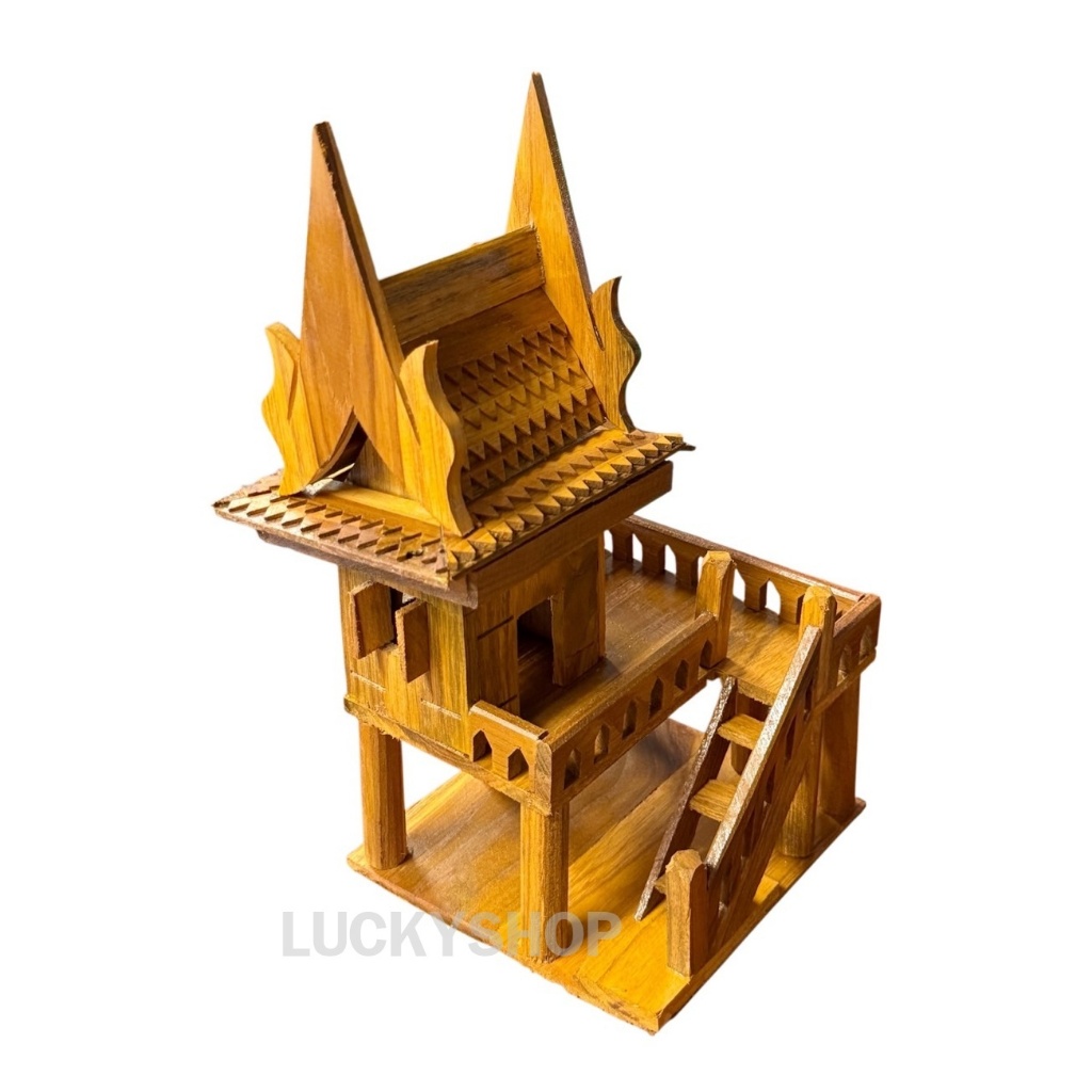 บ้านทรงไทย โมเดลบ้านทรงไทย บ้านไอ้ใข่ บ้านจำลอง งานแฮนด์เมด​
