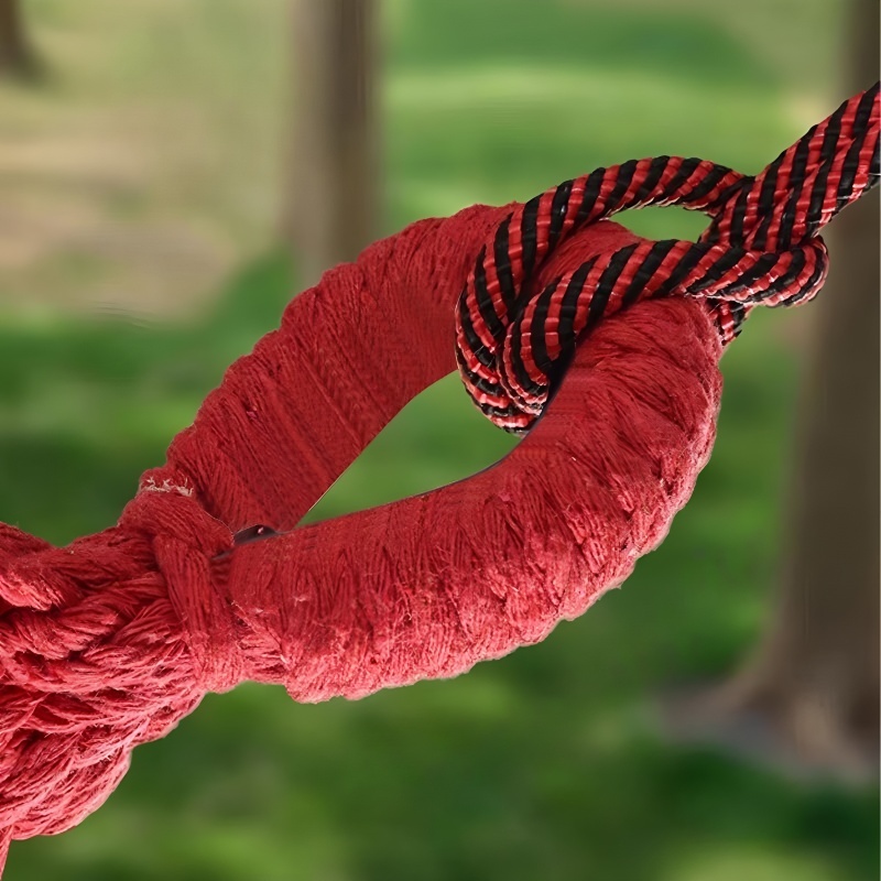 เปลญวน เปลญวนผู้ใหญ่ เปลญวนผ้าใบแบบพกพา เปลเดินป่า【แถมฟรีกระเป๋าและเชือก】185X80CM/185X100CM/200X100CM - รูปที่ 4