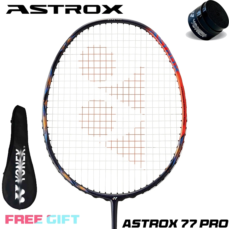 ASTROX 77 Pro แบดมินตันราคเก็ตเต็มคาร์บอนเดี่ยว 4U 25Lbs 83g ทำในญี่ปุ่น axtrox 1000zz