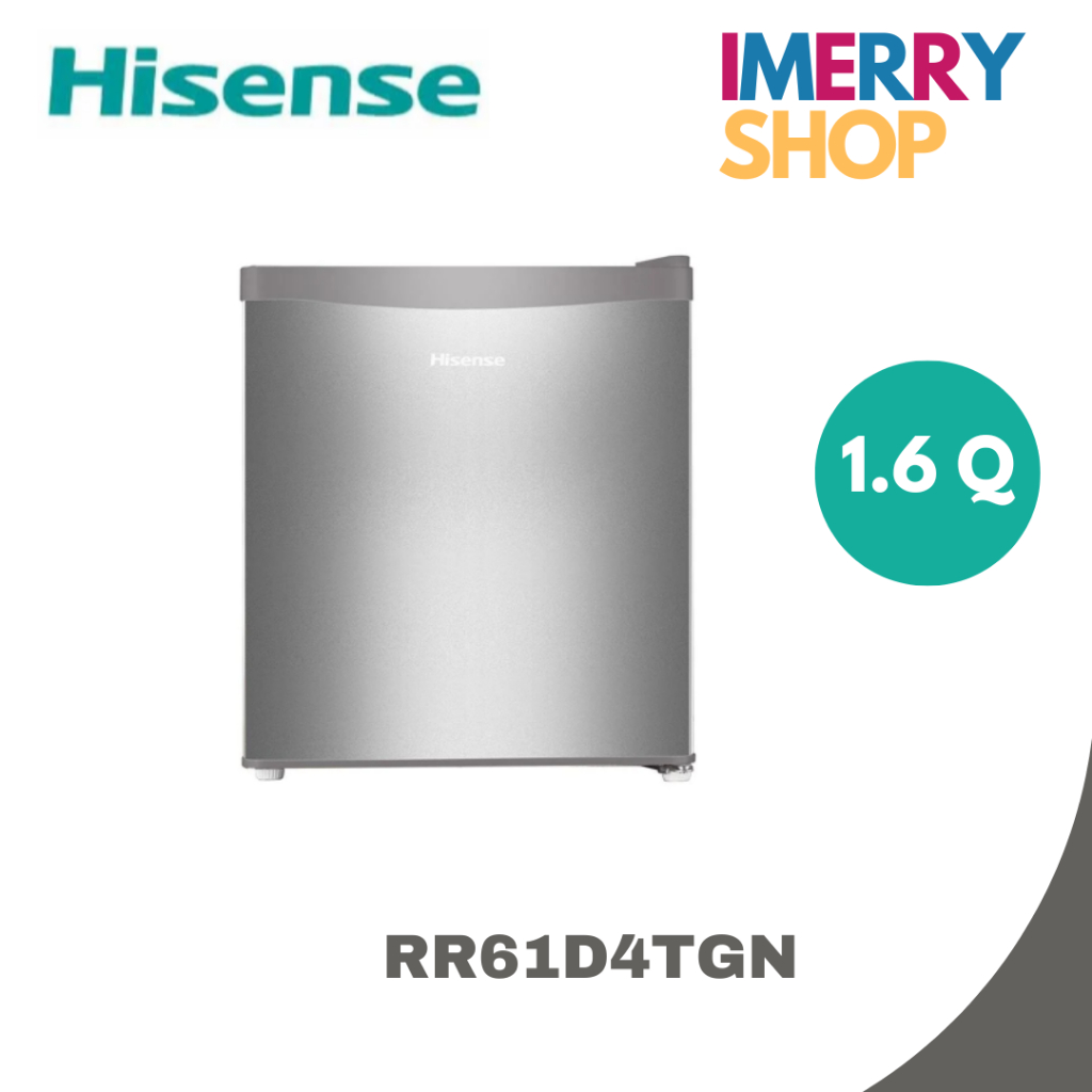 HISENSE ตู้เย็น 1 ประตู 1.6 คิว รุ่น RR61D4TGN