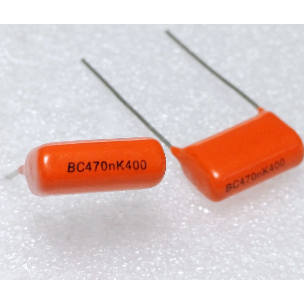 Vishay BC MKT (ราคา 1 ตัว) 0.47uf 474 k  470nf 400v Metallized Polyester Film Capacitor  ตัวเก็บประจ