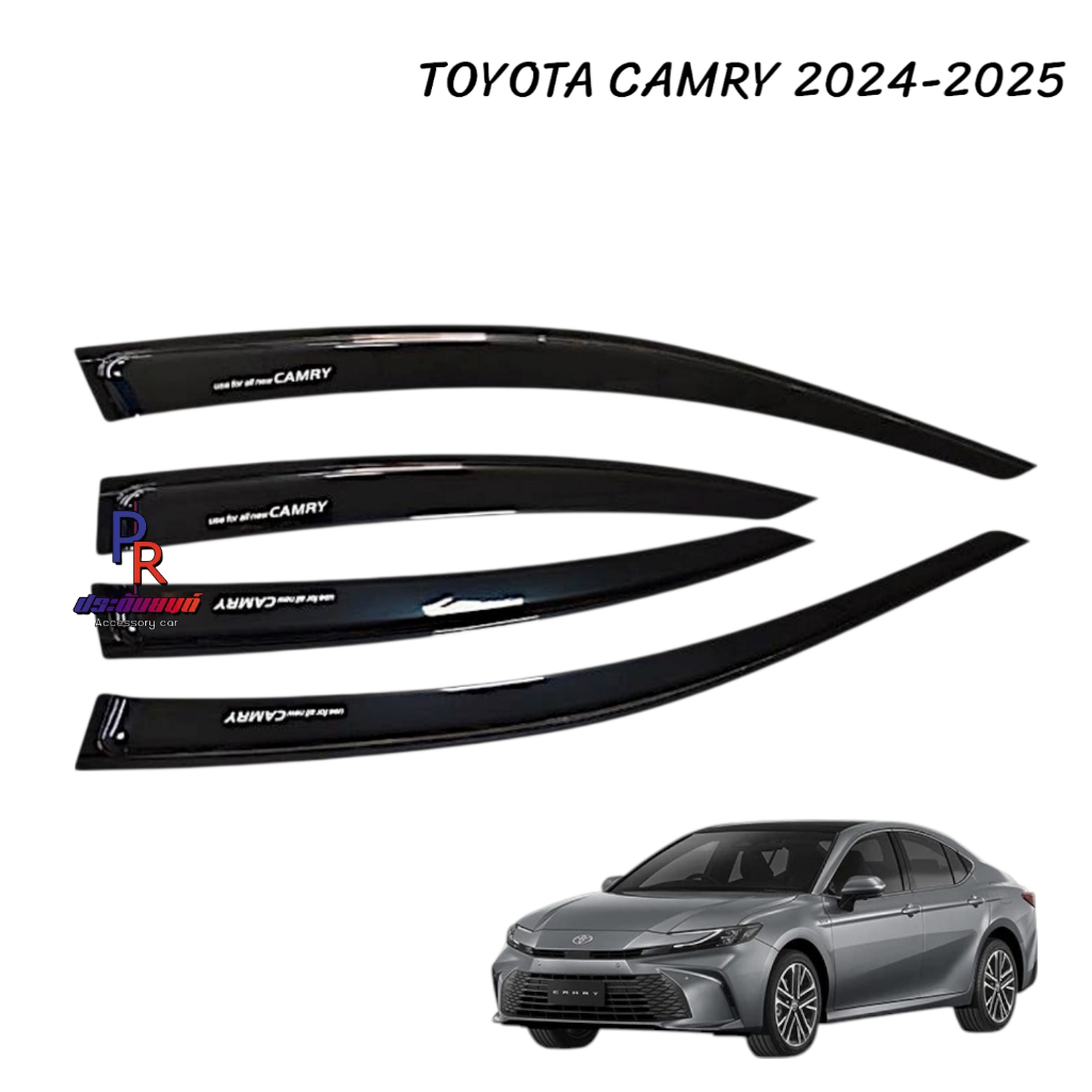 กันสาด TOYOTA CAMRY 2024-2025 (R) สีดำ