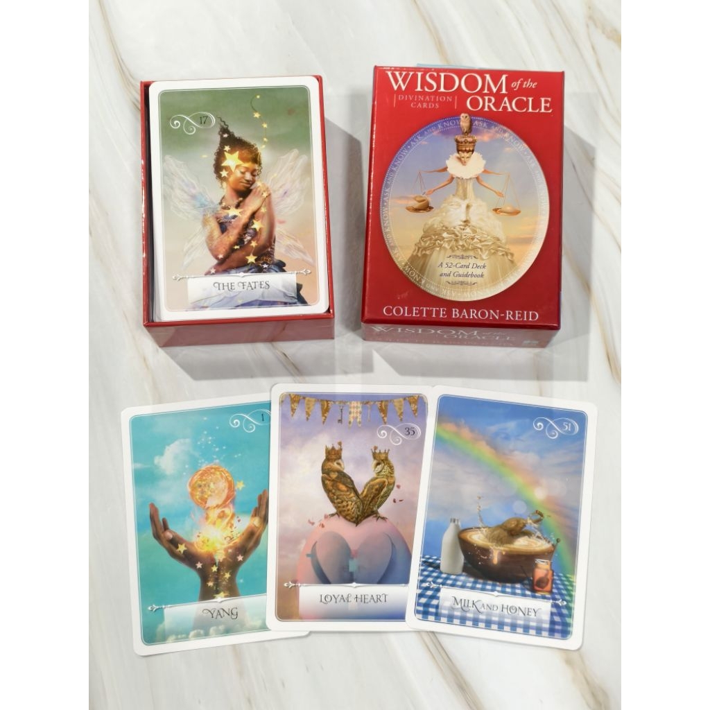 Wisdom of the Oracle Divination Cards/ไพ่ออราเคิลแท้ลดราคา/ไพ่ยิปซี/ไพ่ทาโร่ต์/ไพ่ออราเคิล/Tarot/Oracle