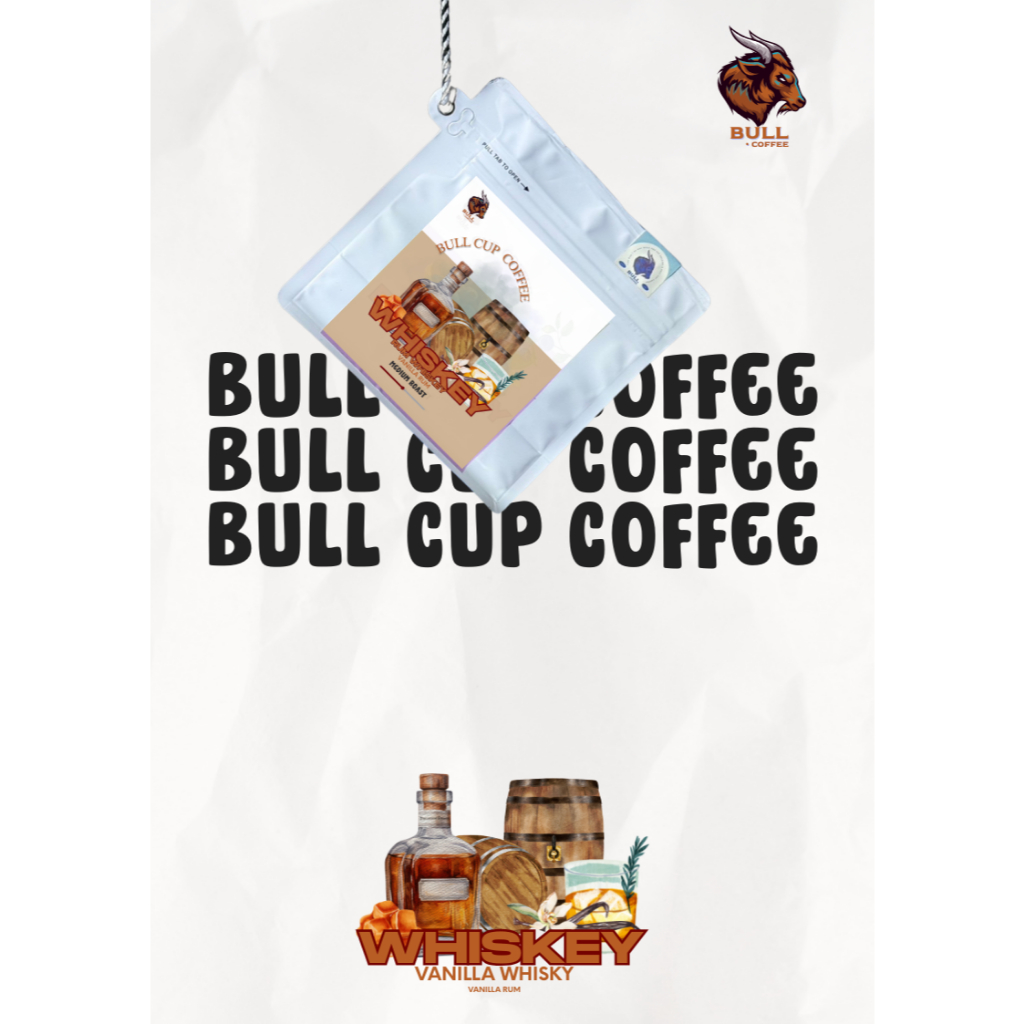 เมล็ดกาแฟคั่วกลาง '' Vanilla Whiskey'' เมล็ด Colombia