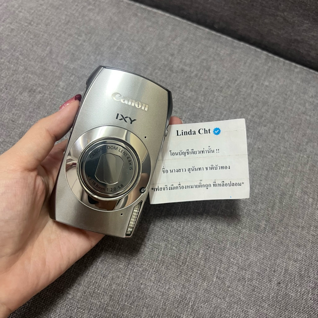 Canon ixy 32s สีเงิน อปก.ครบพร้อมถ่ายได้📸