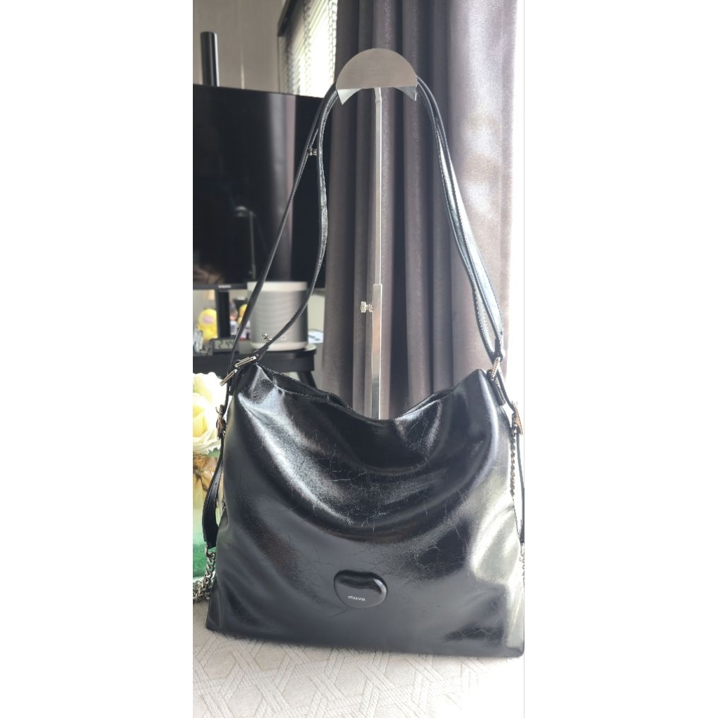 AM| MUVA - Bubble - กระเปาสะพายข่างหนงวว3Ways ถือ สะพายไหล่/ครอสบอดี้ หรือสะพายหลังได้ มือ2 ใช้งานคร