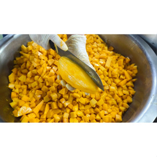 มะม่วงมหาชนกพร้อมใช้ แมงโก้เกล 500กรัม เหมาะกับทำสเลอปี้ / ส…