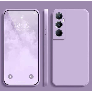 เคส สีพื้น ซิลิโคนนิ่ม สำหรับ Realme C75 C71 C85 เคสฝาหลัง กันกระแทก กำมะหยี่ พาสเทล