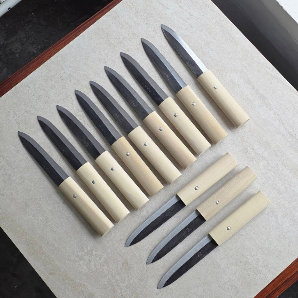 TTK028 Kaji Hyouhei SHIROGAMI MAKIRI 135 mm. (มีดญี่ปุ่น)