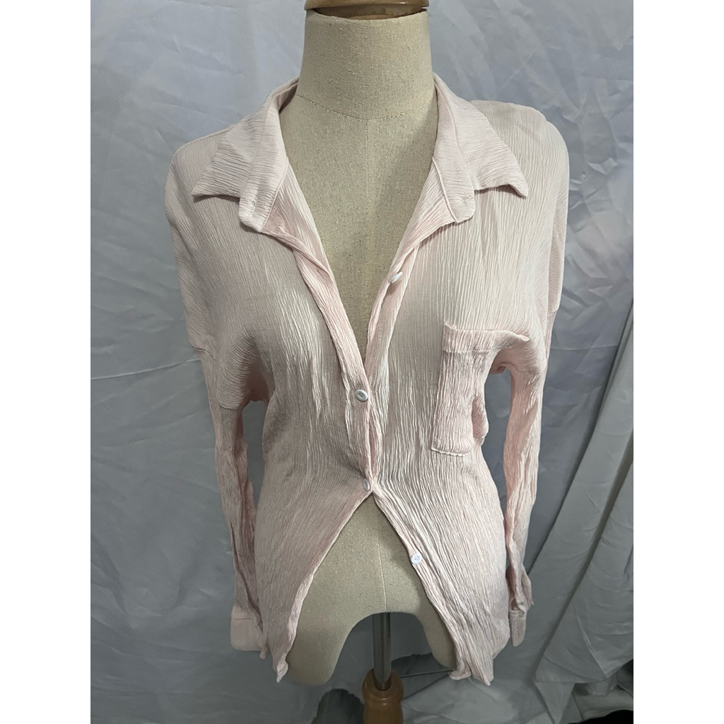 เสื้อเชิ้ตผ้ายับป้ายsiwashop