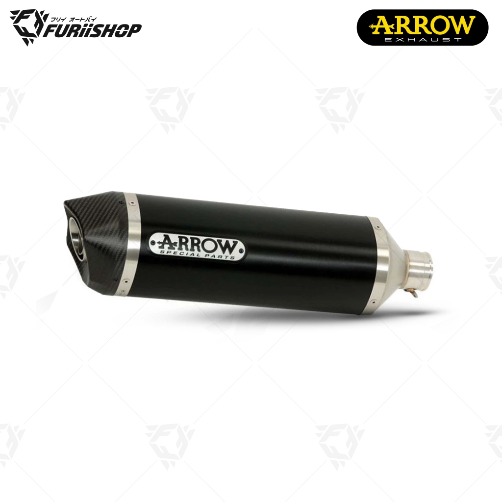 ท่อสูตร/ท่อแต่ง/ท่อไอเสีย Arrow Slip on Dark Carbon : for Honda Nc700/Nc750/Integra/NM4 -- Included 