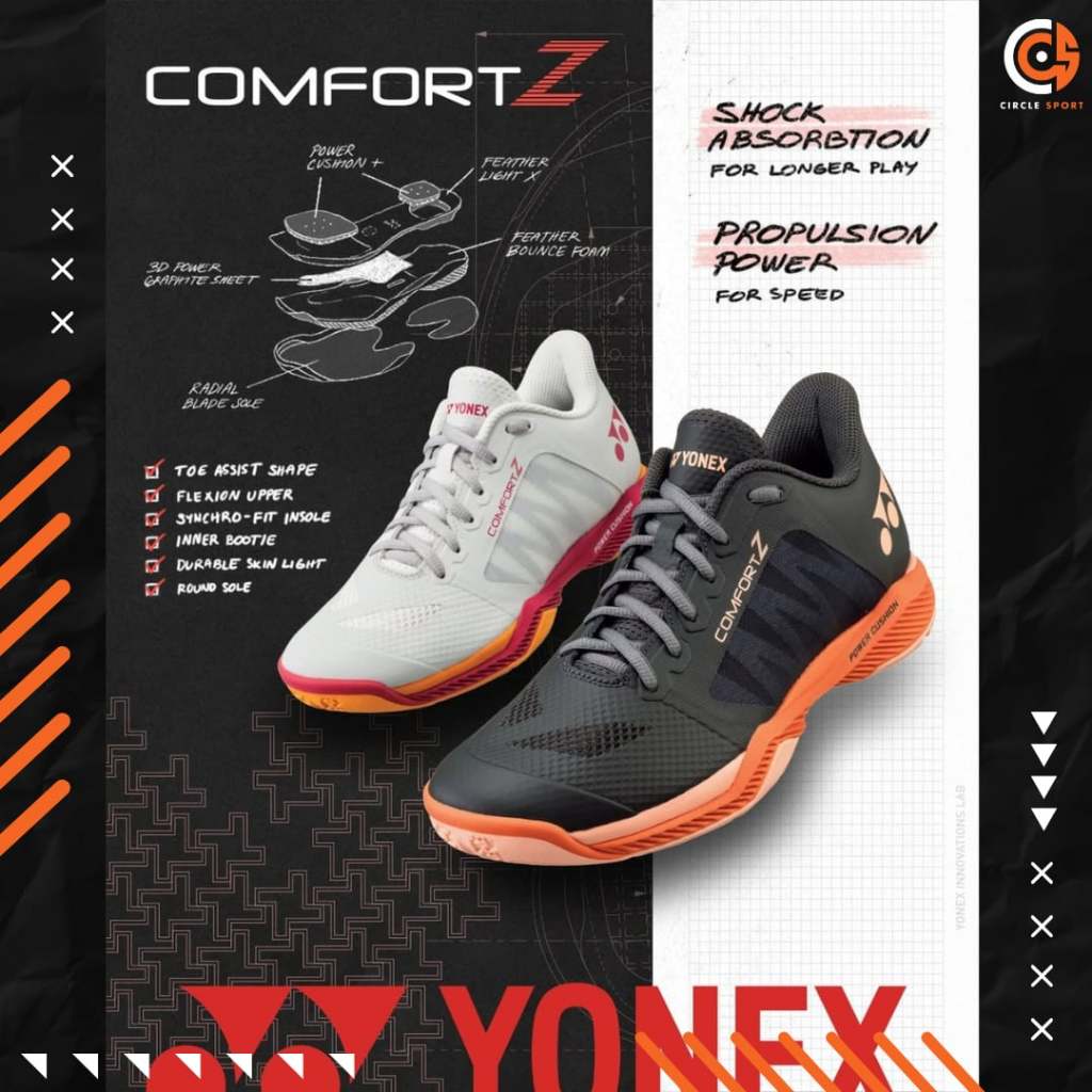 รองเท้าแบดมินตัน Yonex Power Comfort Z3 WIDE (สินค้าลิขสิทธิ์แท้ 100%)
