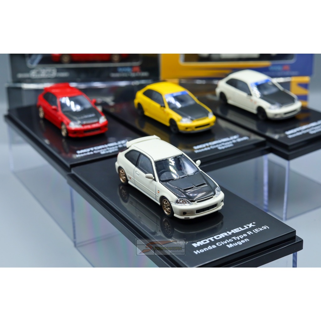 MOTOR HELIX   1/64 Honda Civic Type R (EK9) Mugen Championship White