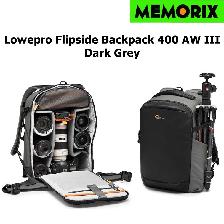 Lowepro Flipside Backpack 400 AW III, Dark grey