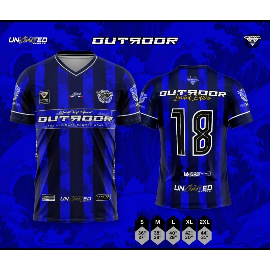 เสื้อกีฬาคอวี #18 แขนสั้น ลายใหม่ เนื้อผ้าโพลีเอสเตอร์ หนานุ่มใส่สบาย มีให้เลือก 7 สี ไซส์ S-2XL Sport ออกกำลังกาย