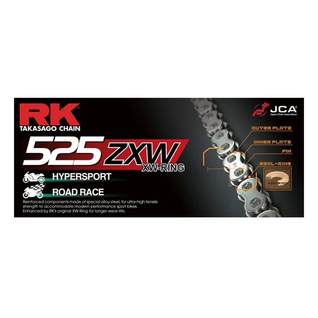 โซ่ RK 525 ZXW XW-RING 128L (CH-RK-15255ZXBG)