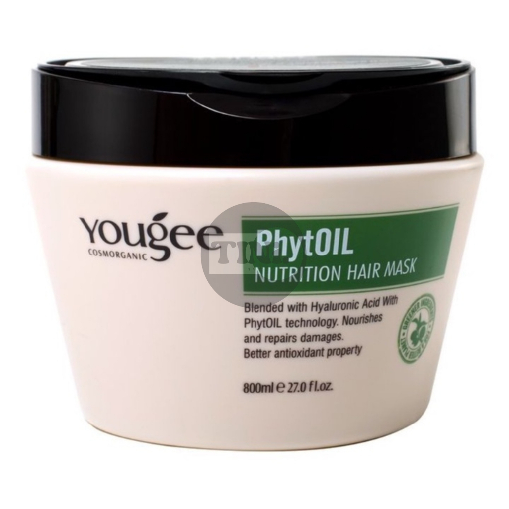 ทรีทเม้นท์เข้มข้น ยูจี สกัดจากน้ำมันเมล็ดองุ่น Yougee PhytOil Nutrition Hair Mask [400/800 มล.]