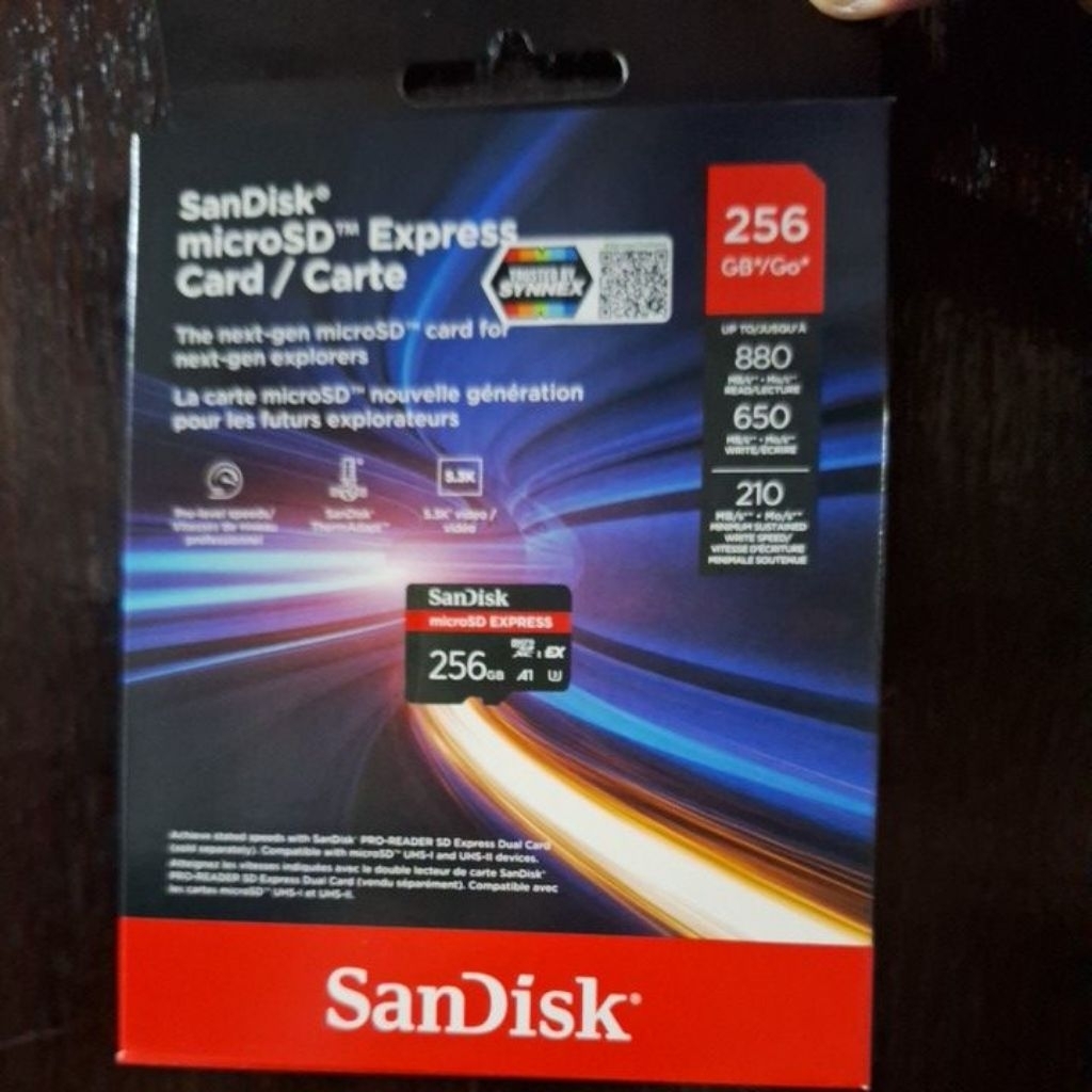 [มีส่งด่วน] SanDisk microSD Express Card 256GB - มือ 1 ประกัน Synex