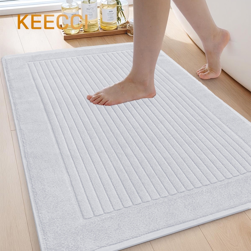 KEECCI ผ้าเช็ดเท้า พรมเช็ดเท้า 40*60cm ผ้าเช็ดเท้าโรงแรม พรม พรมห้องน้ำ รุ่นหนาพิเศษ พร้อมส่ง