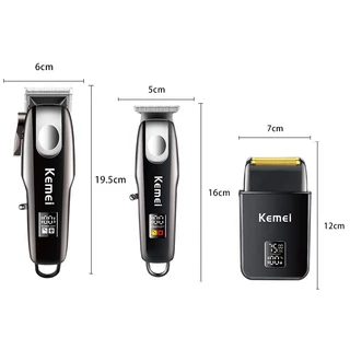 Kemei Km-8531 ปัตตะเลี่ยนตัดทรงผม ตัดผมเท่ แต่งลาย พร้อมหน้าจอLCD แสดงผล