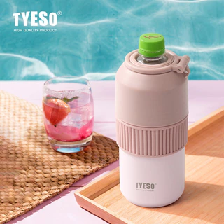 TYESO Bottle Cooler ปลอกขวดน้ำสแตนเลส 2 ชั้น สำหรับใส่ขวดเครื่องดื่ม ช่วยเก็บคงอุณหภูมิเครื่องดื่ม ทั้งร้อน-เย็น