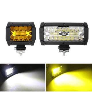 ไฟสปอตไลท์ LED สำหรับทำงานบนรถยนต์ ไฟตัดหมอกภายนอกรถบรรทุก 72W สำหรับรถออฟโรด SUV ATV มอเตอร์ไซค์ รถแทรกเตอร์ เรือ รถขุด