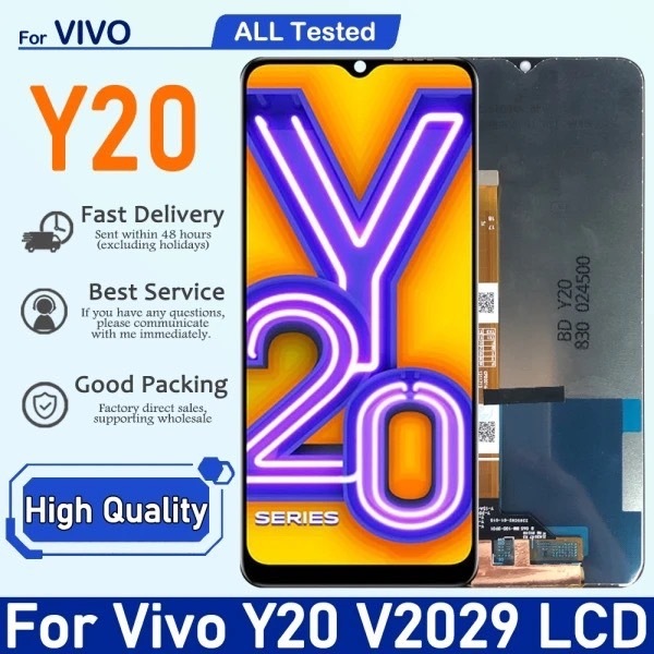 หน้าจอ vivo Y20 หน้าจอ LCD พร้อมทัชสกรีน vivo Y20,Y20i,Y20S LCD Screen Display แถมชุดไขควง