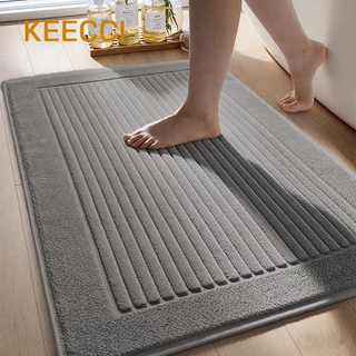 KEECCI ผ้าเช็ดเท้า 40*60cm/50*80cm พรมเช็ดเท้า พรมห้องน้ำ ตกแต่งบ้าน เนื้อนิ่ม ดูดซับน้ำ ระบายอากาศ