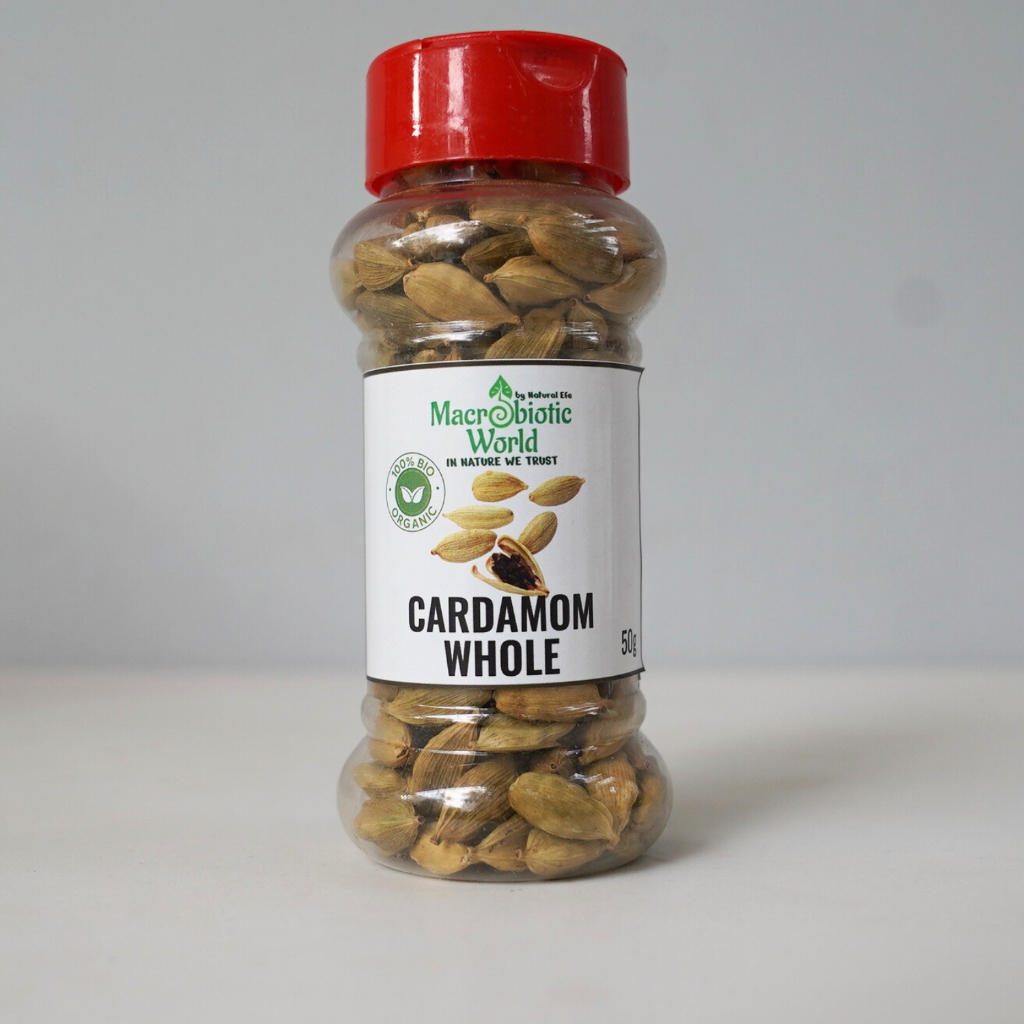 Organic/BIO | Spices & Herbs | Whole Cardamom กระวาน 50g