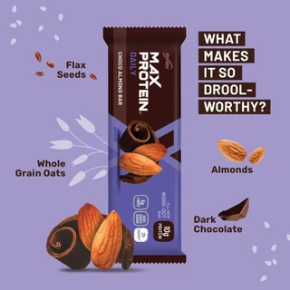 [แบบแพ็ค 6 ชิ้น] Max Protein Bars protein snack โปรตีนบาร์ ช็อกโกแลตบาร์ 10 g. ดีต่อสุขภาพ & อร่อย!!