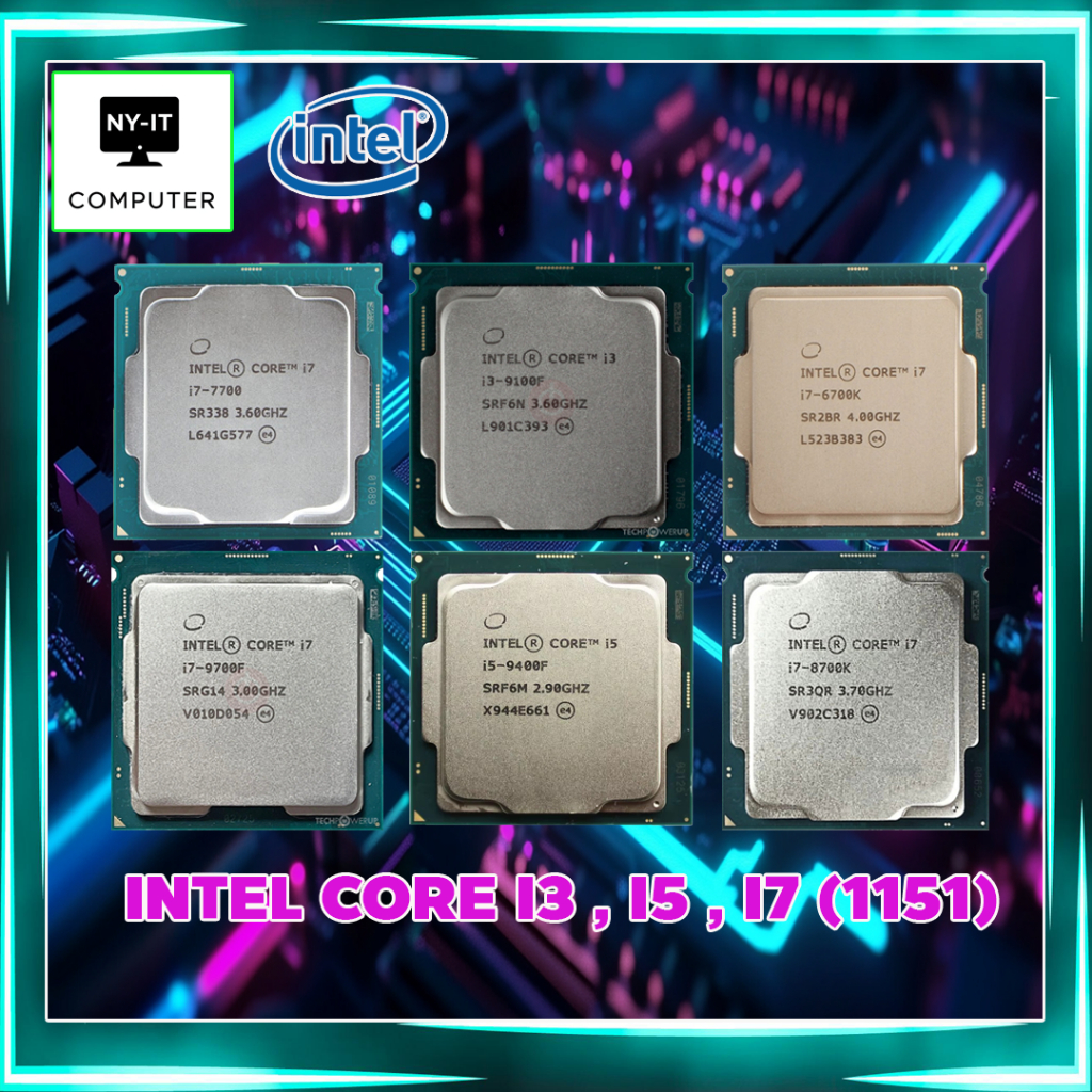 CPU INTEL CORE I7-8700,I5-8400,I5-9400F,I3-9100F (1151)