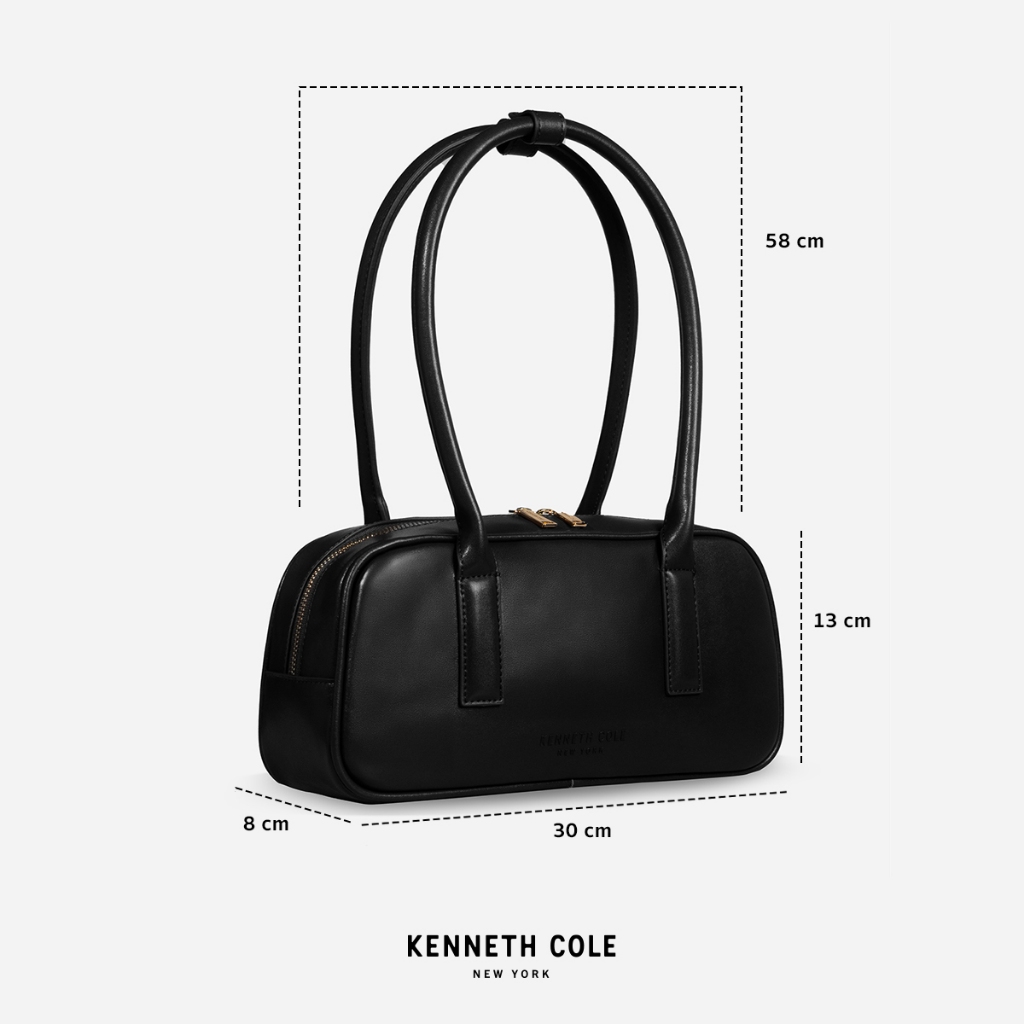 KENNETH COLE حقيبة بوسطن نسائية — أسود — صورة 2