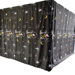 ผ้าม่านกั้นห้อง ผ้าม่านกันแดด กรองแสงกว้าง 400cm.xสูง220cm.