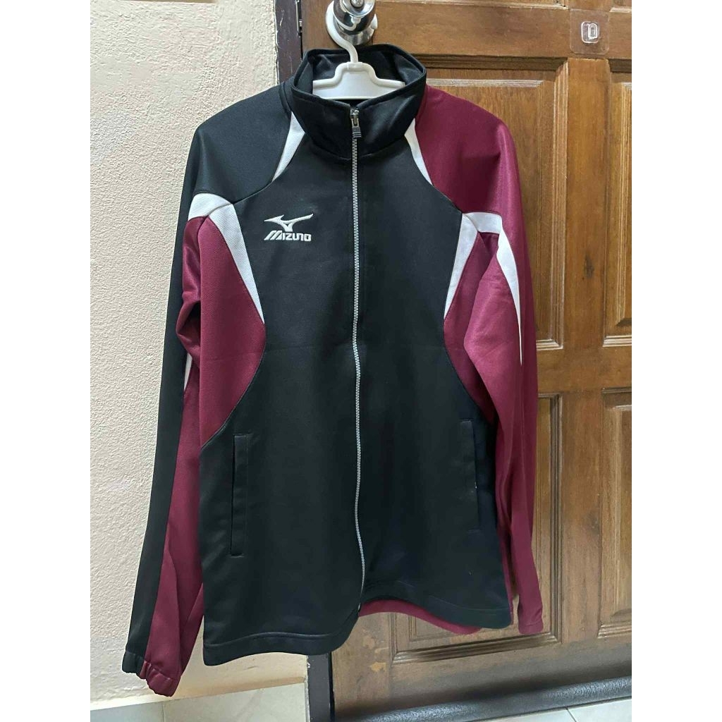 เสื้อวอร์ม Mizuno ดำแดง