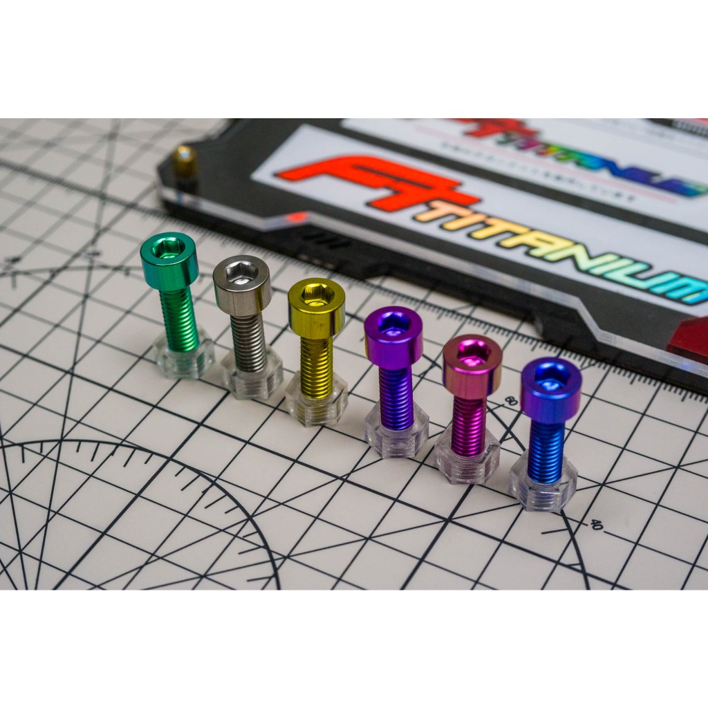 น็อตหัวจม ไทเทเนียมแท้ M8