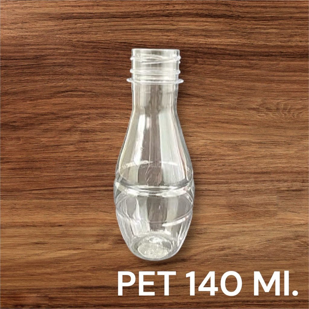ขวดพลาสติกPET มี มอก.สัมผัสอาหารได้  ขนาด 140Ml. ราคาพร้อมฝา จำกัดจำนวนการซื้อ1แพ็ค/ต่อ1คำสั่งซื้อ