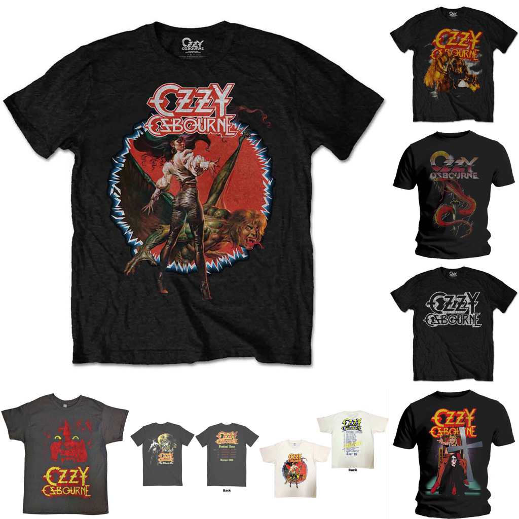 ⚠️เปิด PREORDER เสื้อวงดนตรี Ozzy Osbourne T-Shirt ลิขสิทธิ์ของแท้ UK 🇬🇧🤘🔥
