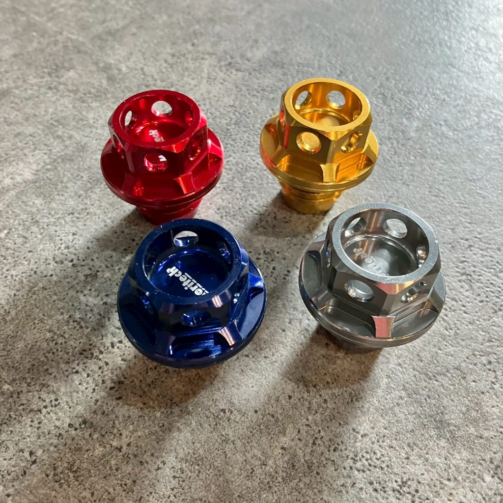 น็อตปิด น้ำมันเครื่อง CNC Z900/800/NINJA400/CBR500/MONKEY (คละสี)