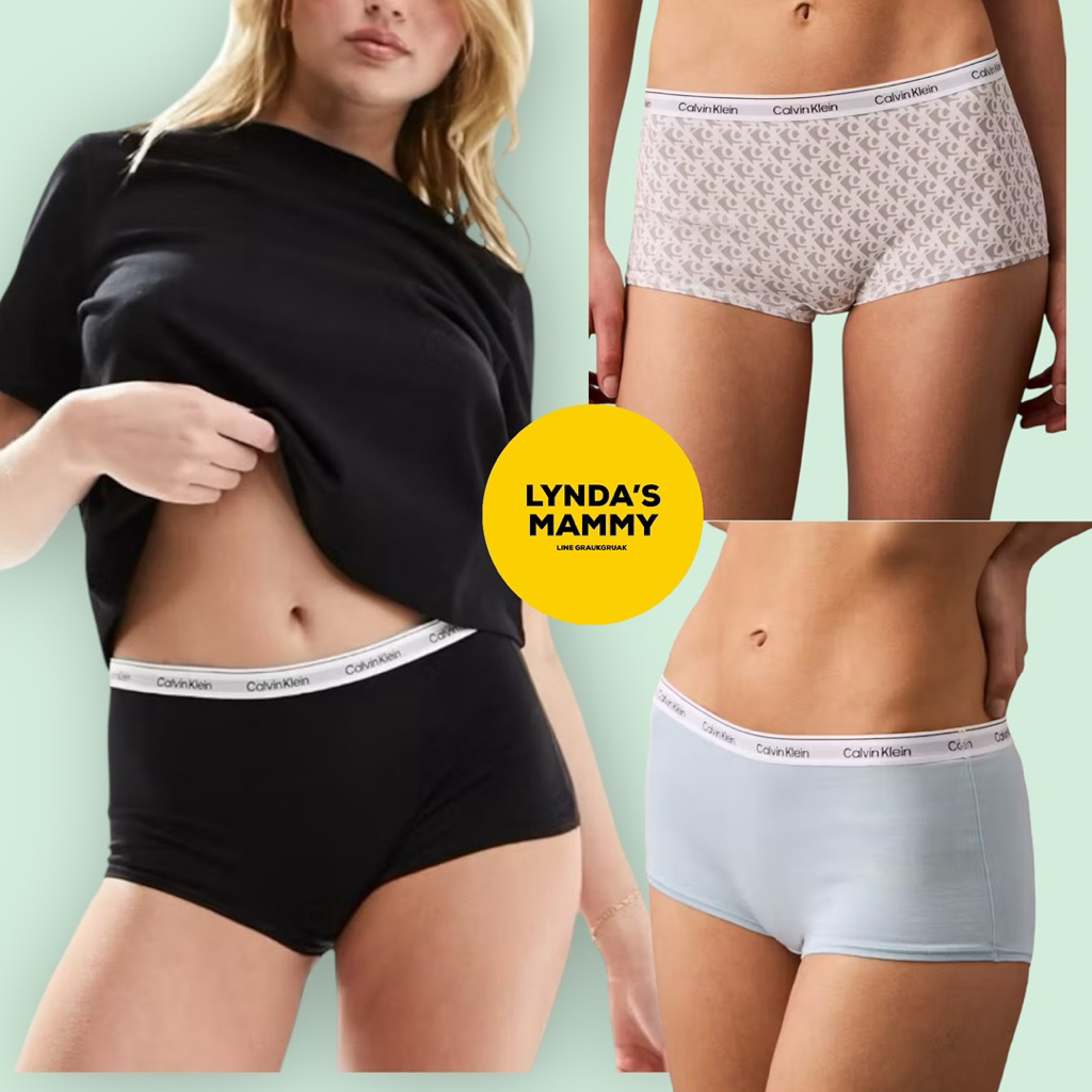 พร้อมส่ง C13 กางเกงใน CK แท้ Calvin Klein Modern Logo Boyshorts