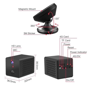 กล้องจิ๋ว Vstarcam รุ่น CB71 กล้องวงจรปิด ตัวเล็กพกพาได้ ใช้ WIFI 2.4G มีแบตเตอรี่ในตัว ความคมชัด 3 ล้านพิกเซล
