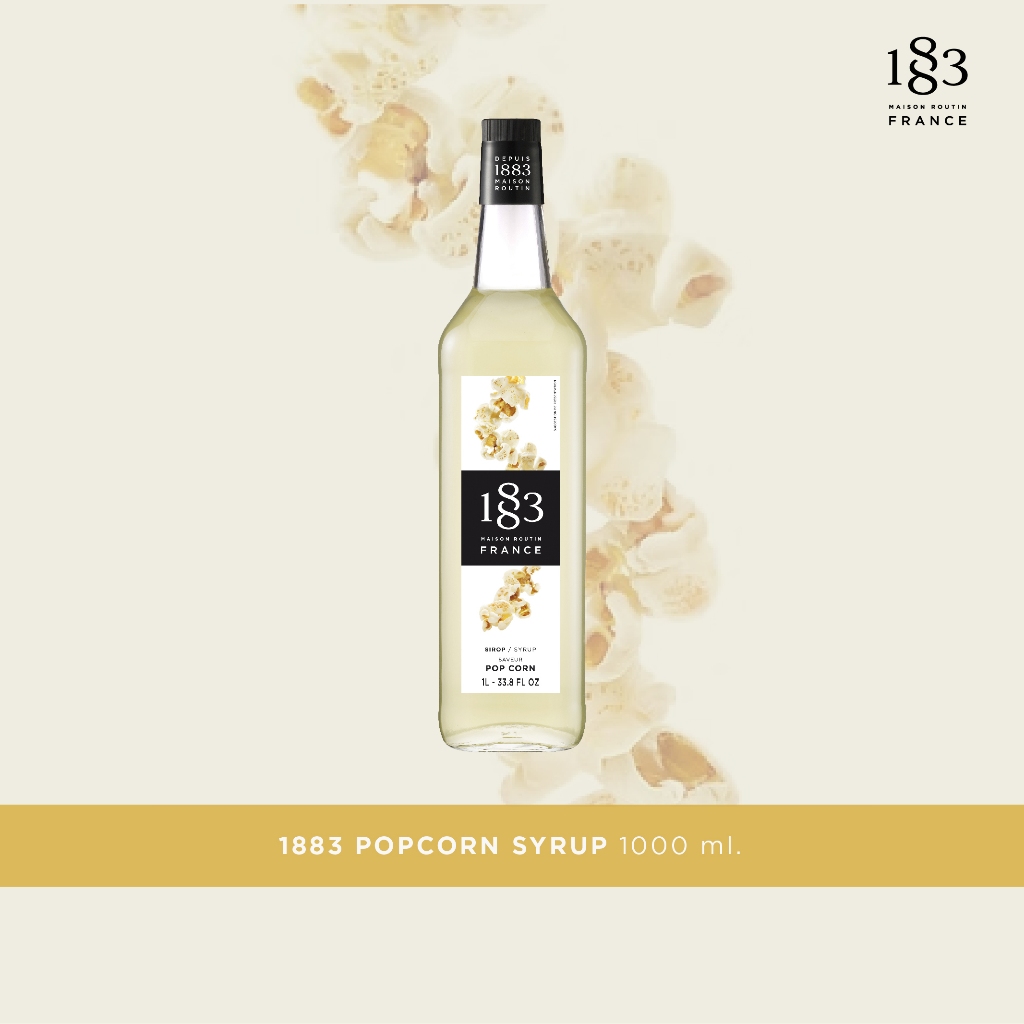 1883 Syrup น้ำเชื่อมกลิ่นป๊อปคอร์น 1000 มล. (1883 POPCORN SYRUP 1000 ml.)